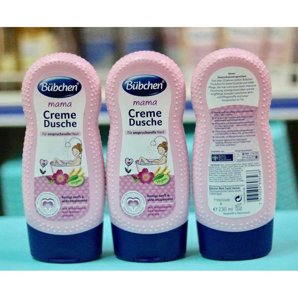( Hàng Nội Địa Đức )Sữa tắm dành cho các mẹ bầu Bubchen Mama