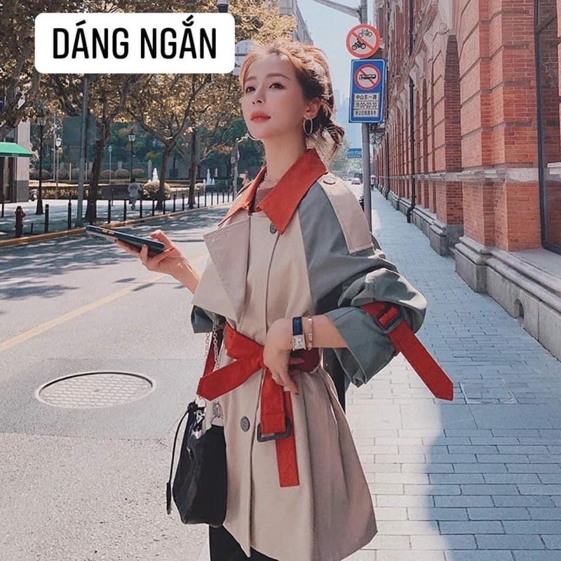 Áo mangto phong cách Hàn quốc
