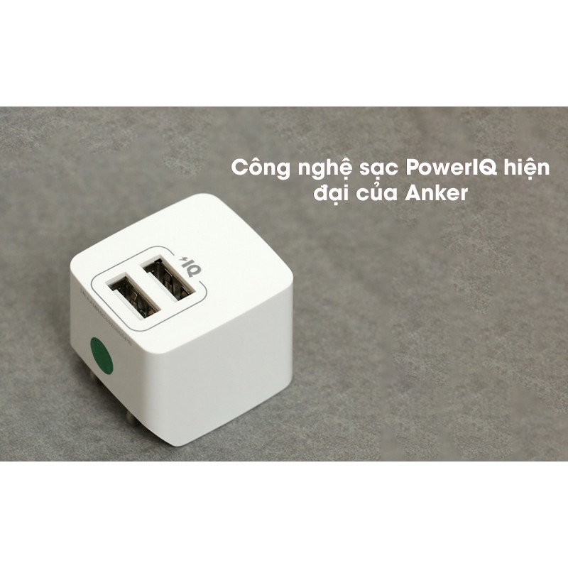 Cục Sạc ANKER PowerPort Mini 2 cổng - Củ Sạc Anker 2 cổng anker A2620