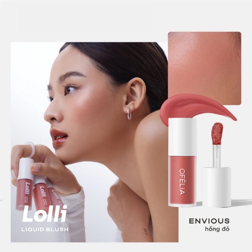 Má Hồng Dạng Lỏng Ofélia Lolli Liquid Blush