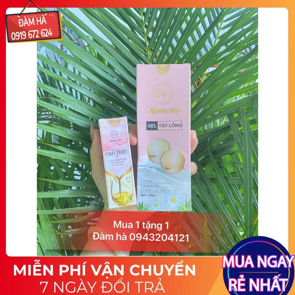 [MUA 1 TẶNG 1] Kem Tẩy Lông Vĩnh Viễn Mamenshop