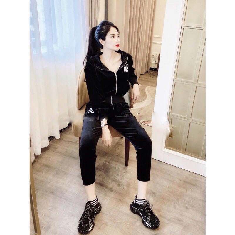SÉT BỘ NHUNG THÊU CHỮ