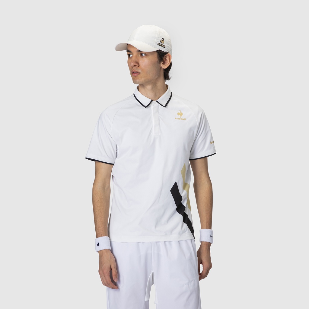 Áo Polo le coq sportif nam - QTMSJA40-WHT