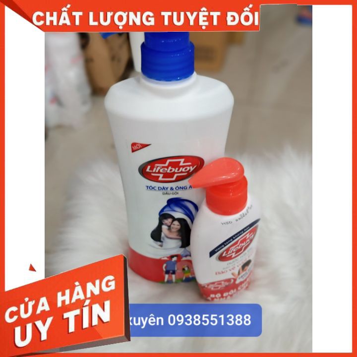 DẦU GỘI ĐẦU LIFEBUOY 640G tặng (Số 1-  Xanh ; Số 2 - Hồng)🍔 FREESHIP 🍔 MỀM MƯỢT ,TÓC DÀY ,ÓNG Ả CHẮC KHỎE ,NGỪA RỤNG TÓC