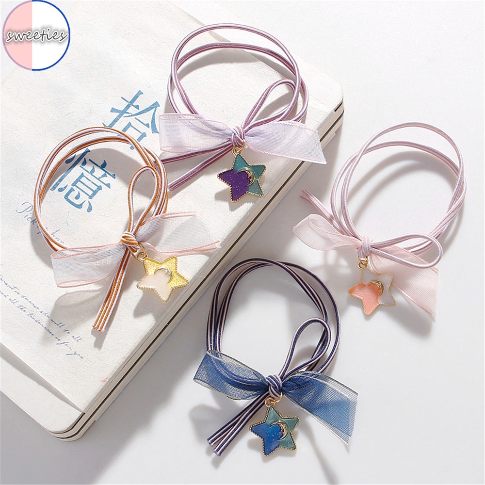 Buộc tóc hình ngôi sao xinh xắn dành cho nữ