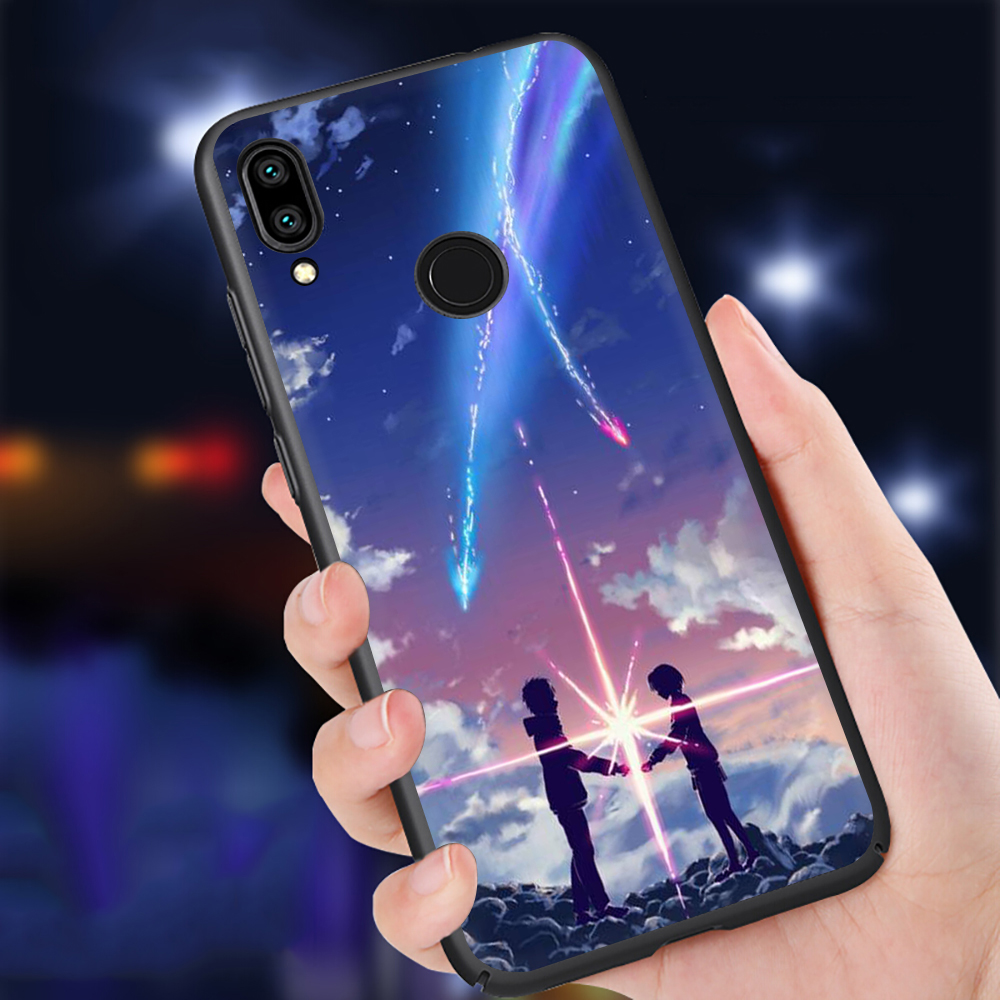 Ốp Điện Thoại Tpu Mềm Chống Rơi Họa Tiết Your Name Cho Redmi Note 8 Pro 9 9s 9 Pro