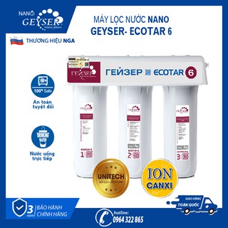 Máy lọc nước nano Ion Canxi Geyser ECOTAR 6
