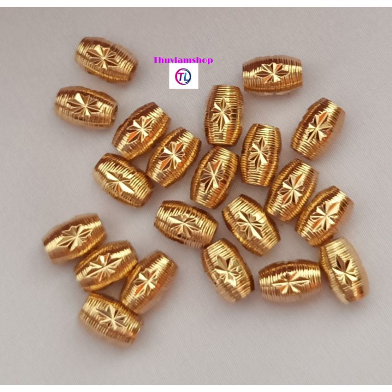 Charm lu hạt gạo may mắn tài lộc mic vòng