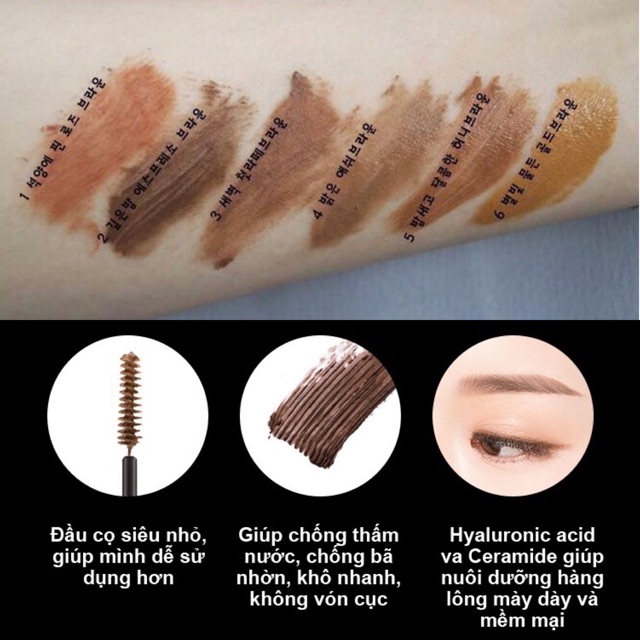 Mascara Siêu Mảnh Đổi Màu Chân Mày Skinny Brow Mascara