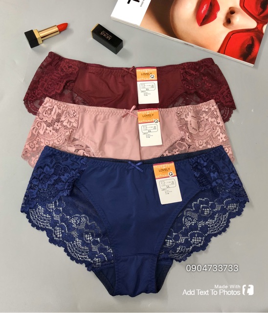 Quần lót ren nữ nhiều màu lựa chọn Lovely 1517 hàng Việt Nam