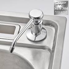 Bình xịt xà bông gắn chậu rửa chén, bình đựng xà bông inox  bảo hành 2 năm