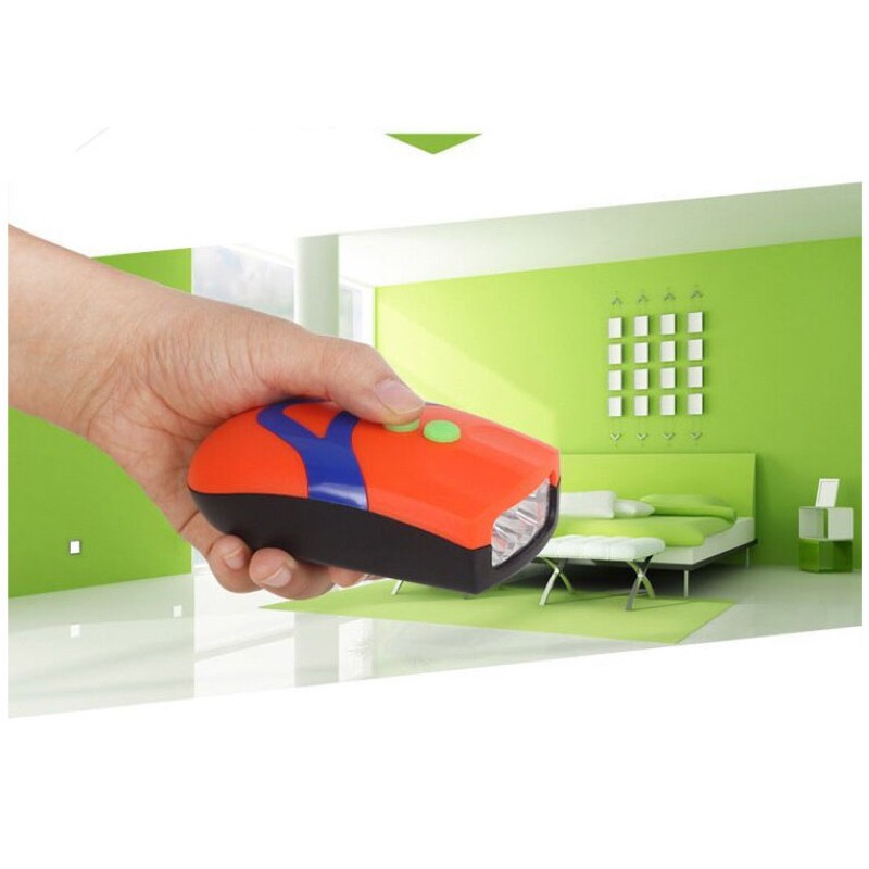 Đèn chiếu sáng dành cho xe đạp tiện lợi, báo động đi dường