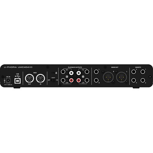 Card âm thanh Behringer U-PHORIA UMC404HD - USB 2.0 Audio/MIDI