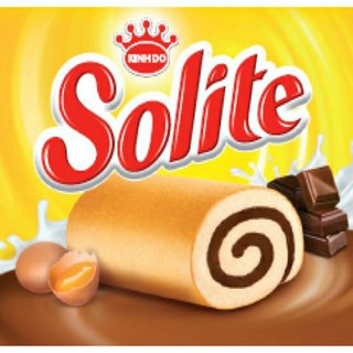 Hộp 20 Bánh Bông Lan cuộn Solite socola 360g
