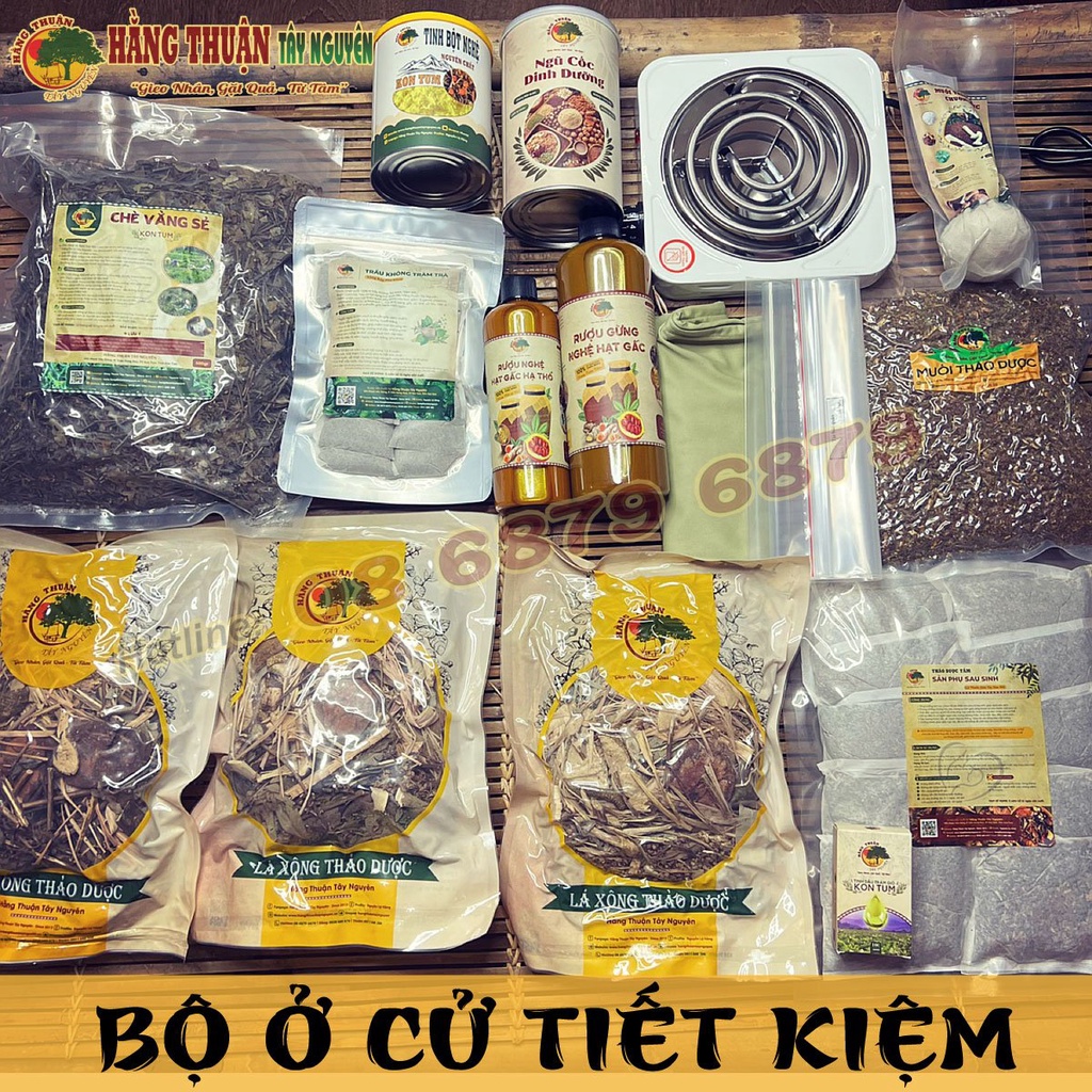 [Tặng kèm 2 món] Bộ Ở cử Tiết Kiệm Cho Mẹ Sau Sinh Hằng Thuận Tây Nguyên