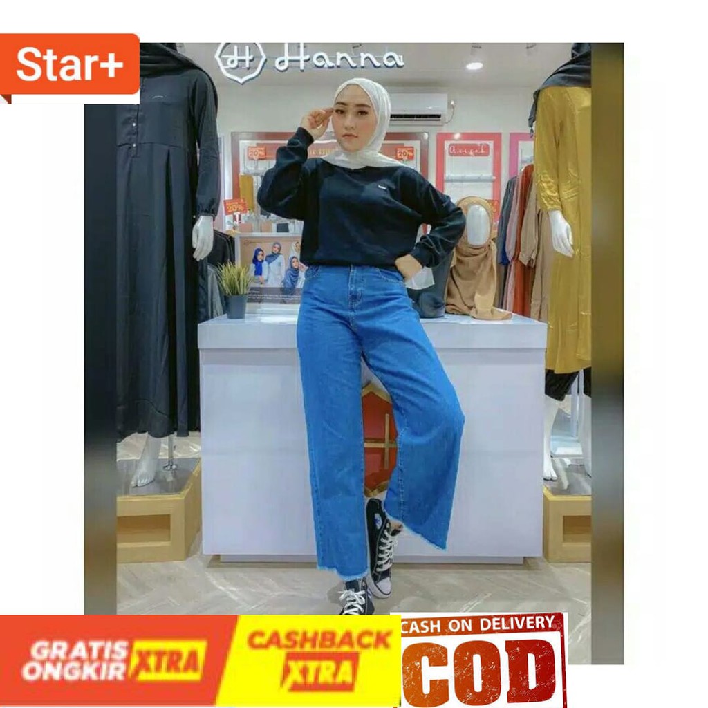 Quần Jean Lưng Cao Phong Cách Hàn Quốc Cá Tính | BigBuy360 - bigbuy360.vn