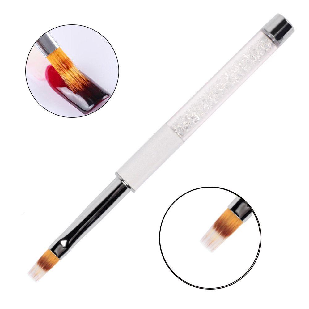 ROSE Cọ Vẽ Móng Nghệ Thuật Tay Cầm Đính Đá Pha Lê Màu Gradient Thời Trang