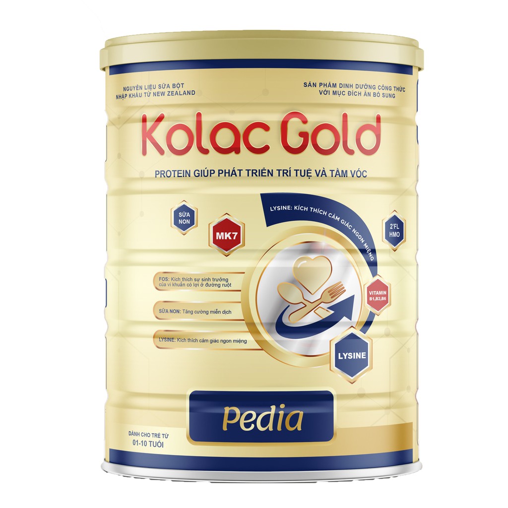 Sữa Kolac Gold Pedia 900g