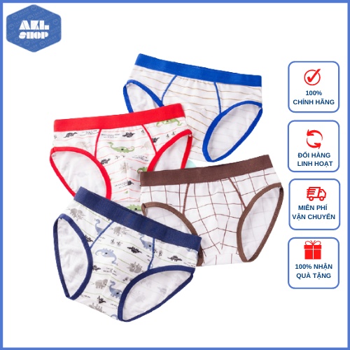 Quần lót bé trai BOMBAY COOL, sịp tam giác cho bé 24kg đến 50kg, quần chip đùi Quảng Châu