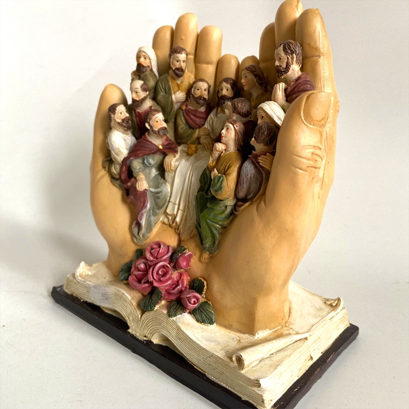 Mô Hình Nhân Vật Jesus and the 12 Đĩa Dùng Để Trang Trí