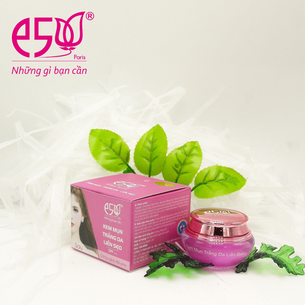 KEM MỤN – TRẮNG DA – LIỀN SẸO E5 (18g)