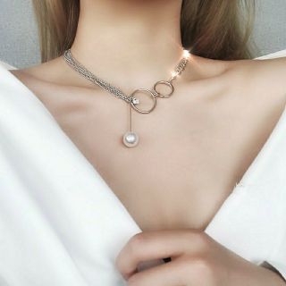 Vòng cổ choker đính ngọc sang chảnh
