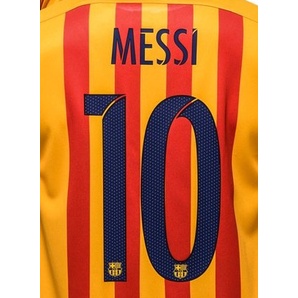 Bộ tên số cầu thủ Messi 10 Barcelona 2015 2016 2017 2018 away third nameset shirt jersey official font