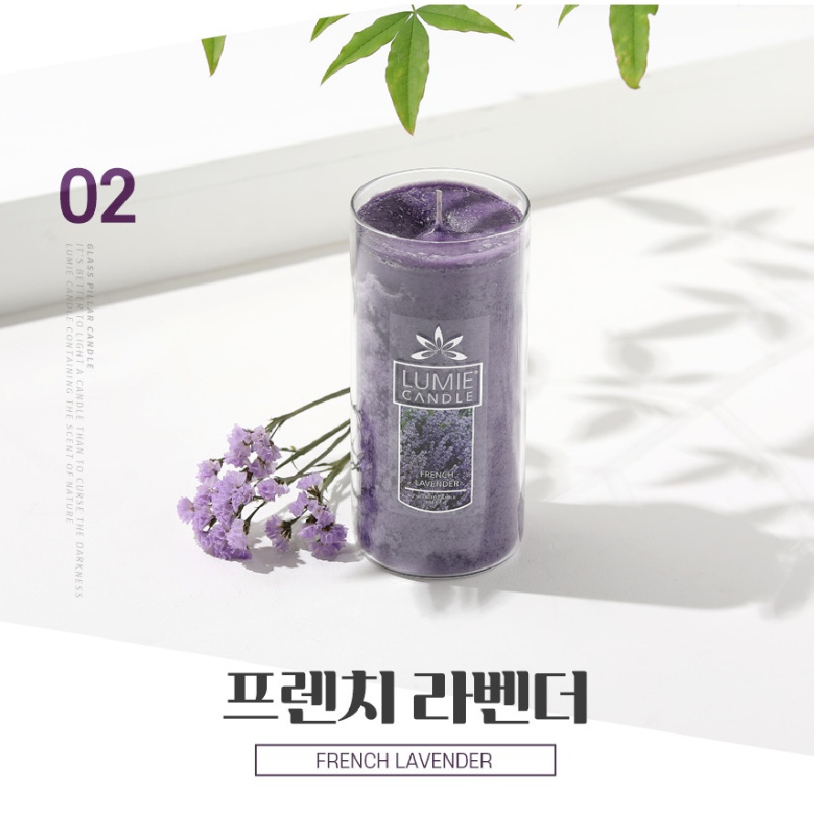 Nến Ly Thơm Cao Cấp Hàn Quốc LUMIE CANDLE 600g - 12 Mùi Hương