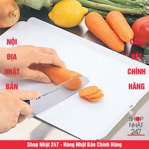 [Hỏa Tốc HN] Thớt dẻo có viền màu trắng INOMATA NỘI ĐỊ NHẬT BẢN