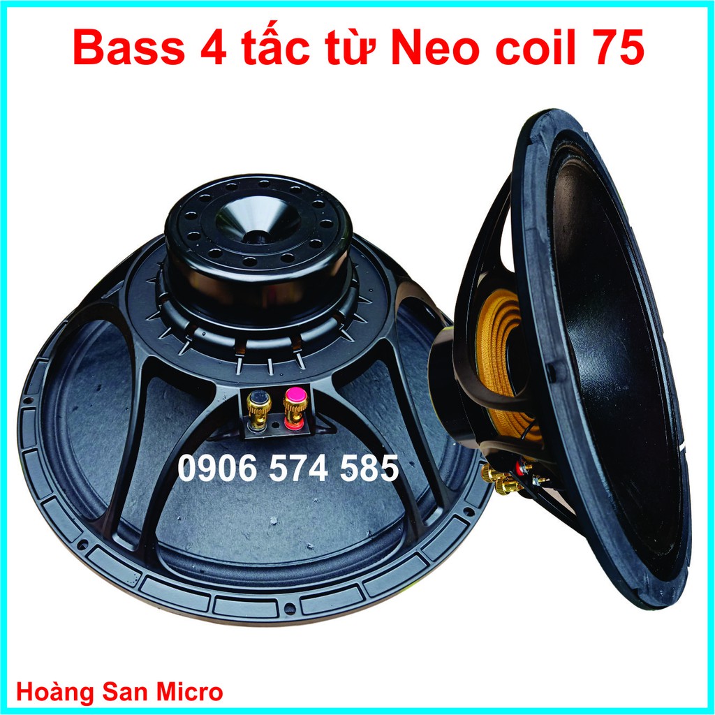 Loa bass Neo  4 tấc coil 75 từ Neo [Hàng nhập khẩu] bass 40 từ Neo coil 75 -  bass 15 inch - giá 1 cái