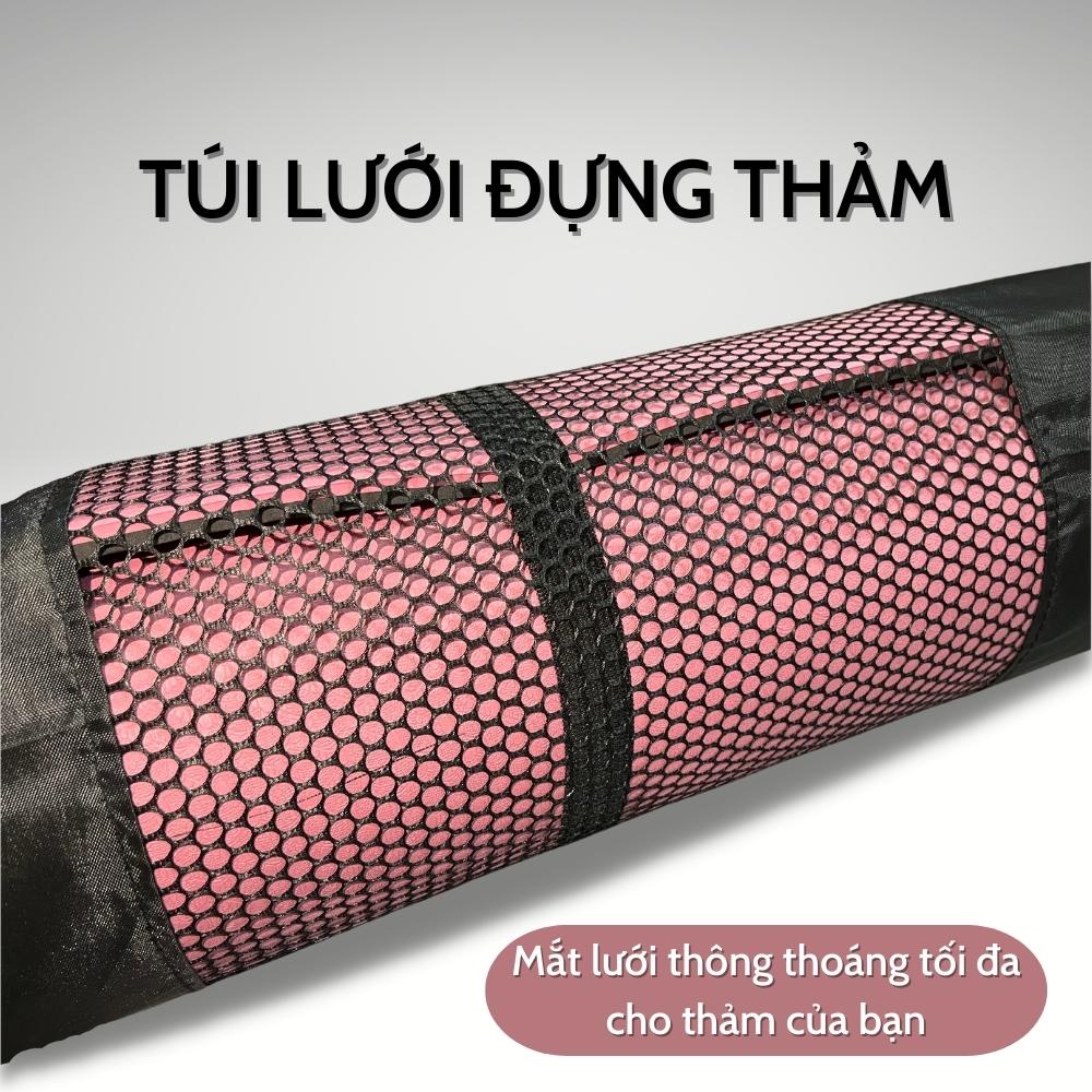 Túi Đựng Thảm Yoga Pu Huy Bạt Chất Liệu Vải Dù Bền Chắc Chịu Lực Hơn 5kg Bên Trong Túi Đựng Thảm Yoga Phủ Lớp Chống Nước