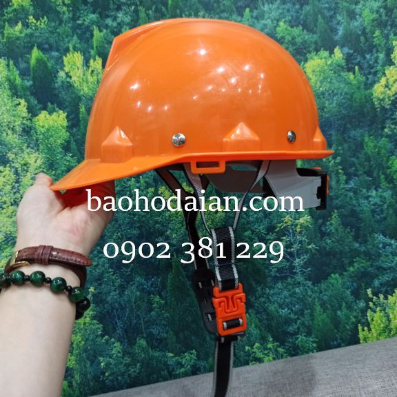 Nón bảo hộ Bảo Bình N001 màu cam khóa vặn