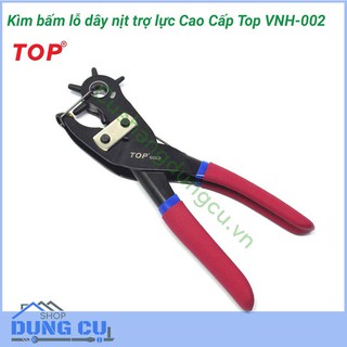 Kìm bấm lỗ dây nịt trợ lực cao cấp top gold vnh-002