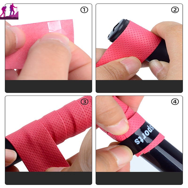 1 Cuộn Dây Quấn Tay Cầm Vợt Cầu Lông/Tennis Hút Mồ Hôi Chống Trượt 50%off