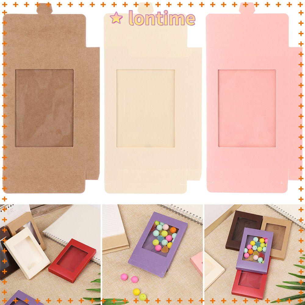 Set 10 hộp giấy đựng quà trang trí tiệc sinh nhật tiệc cưới LONTIME