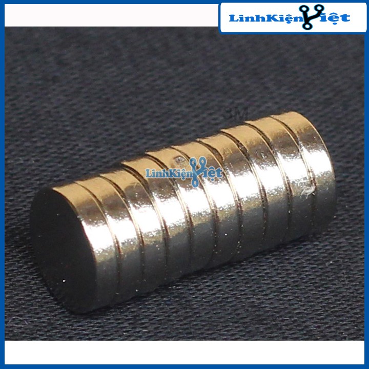 Bộ 10 Viên Nam Châm Đất Hiếm 8x2mm