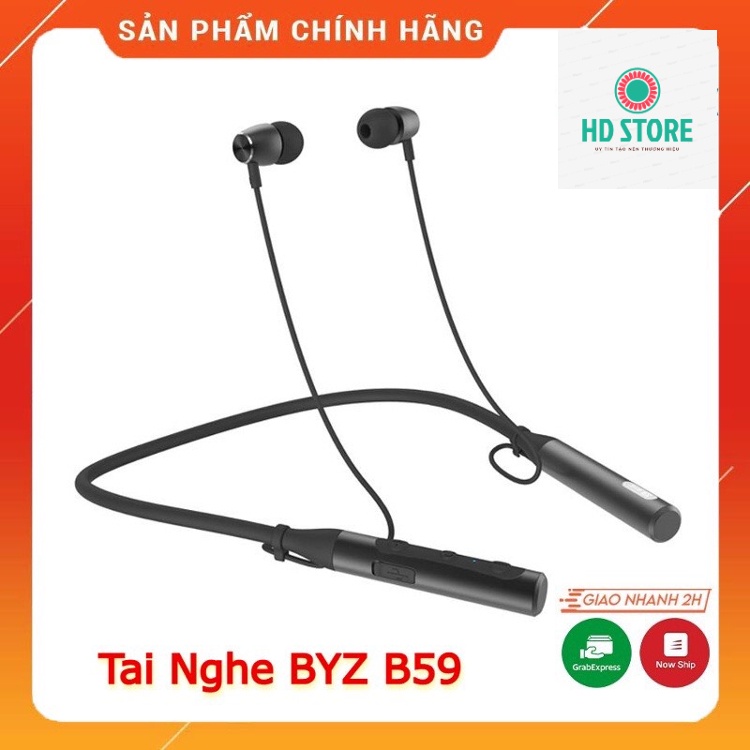 Tai Nghe Không Dây BYZ B59. Thiết Kế Sang Trọng, Nhỏ Gọn, Đeo Lâu Không Đau Tai, Độ Bền Cực Cao. Bảo Hành 12 Tháng.