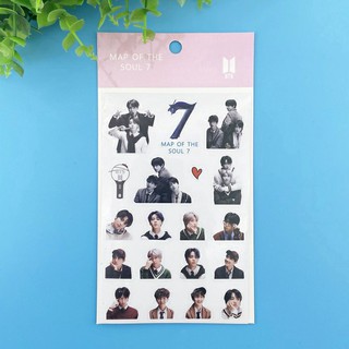 STICER BTS MOT7 trang trí điện thoại, máy tính...siêu cute ^^