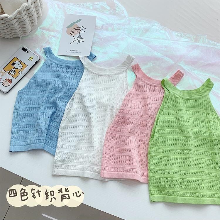 Áo hai dây thời trang mùa hè Hàn Quốc cho bé gái