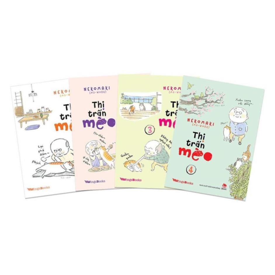 Truyện tranh Thị trấn mèo- Lẻ tập 1 - 5 - Wings Books - 1 2 3 4 5 - NXB Kim Đồng