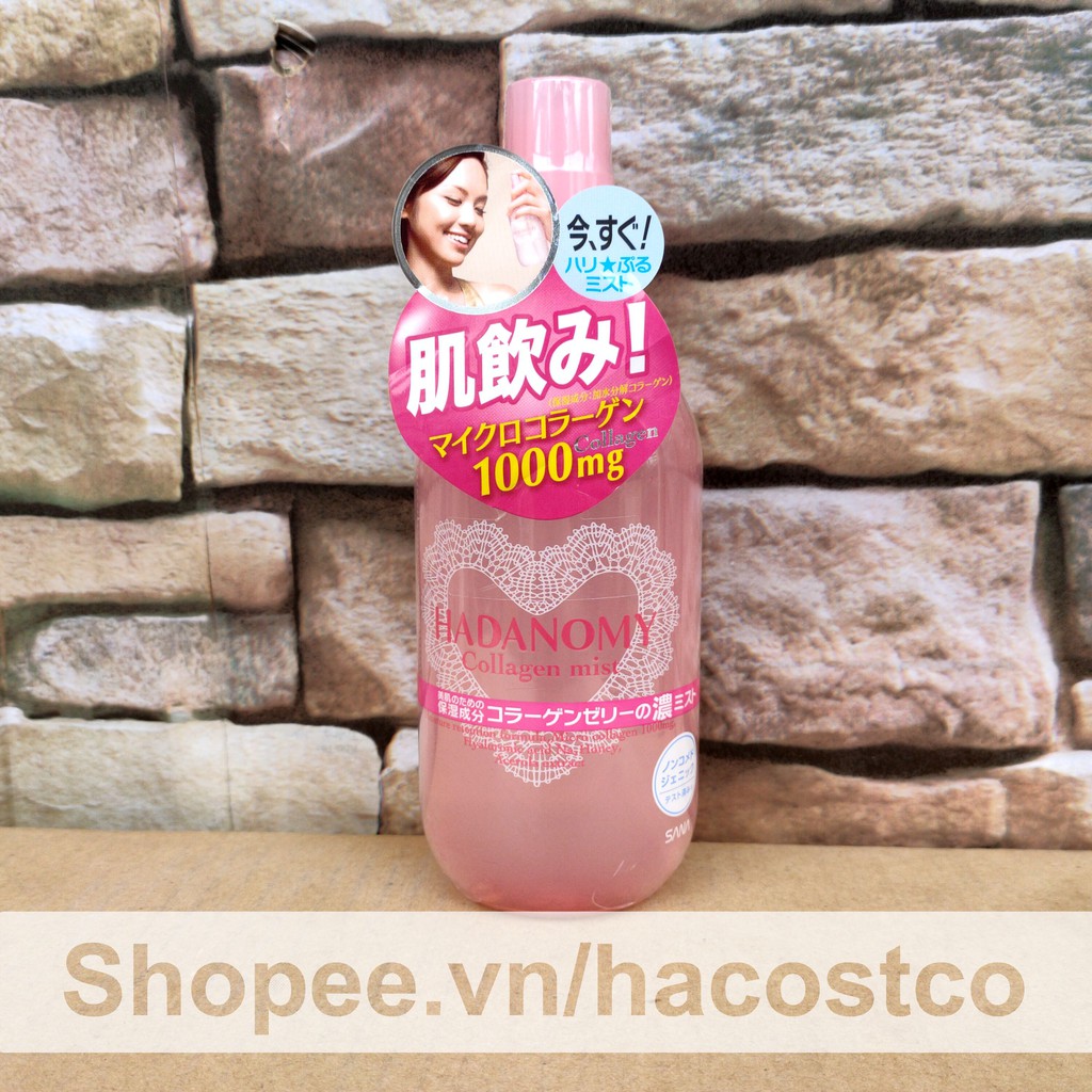 Xịt Khoáng Collagen Hadanomy Collagen Mist Sana của Nhật Bản 250ml | BigBuy360 - bigbuy360.vn