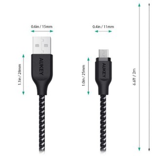 Cáp MicroUSB Aukey CB-AM2