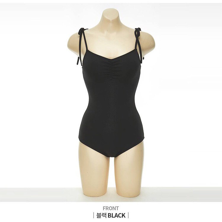 [KIỂU MỚI + LOẠI ĐẸP] Bikini liền mảnh, Bodysuit NHÚN NGỰC dây nơ 2 vai baby
