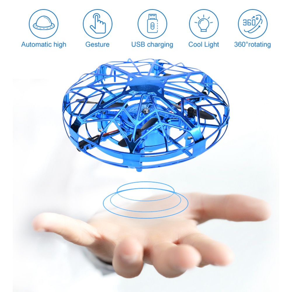 Đồ Chơi Máy Bay Điều Khiển Từ Xa Cảm Biến Hồng Ngoại Hình UFO Mini