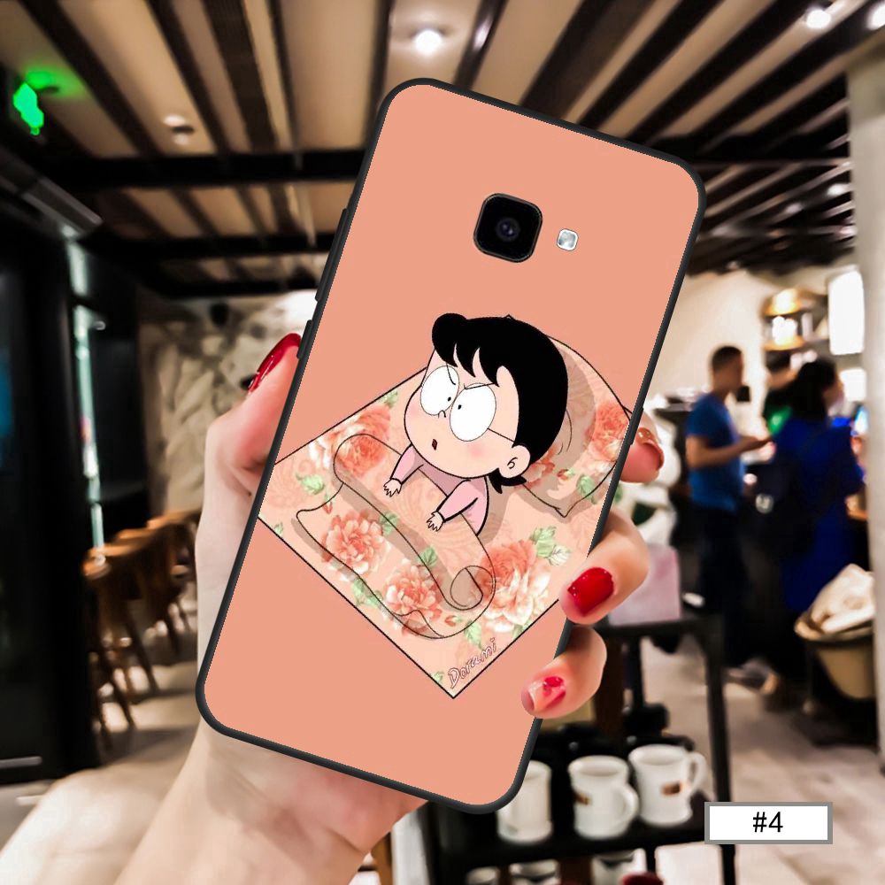 Ốp điện thoại mềm in hình Doraemon cho SAMSUNG J2 J5 J7 Prime A7 A8 A9 2018 A6 Plus A8 Plus M20