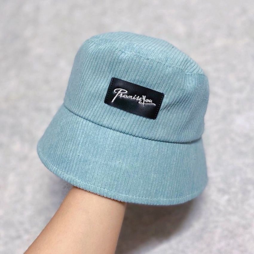 Mũ bucket Nón tai bèo vành cụp PromissYou Chất Nhung tăm cao cấp 425 nhiều màu sắc Ulzzang form unisex nam nữ