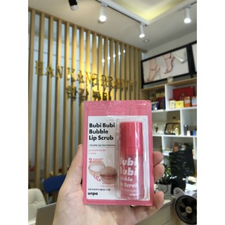 Tẩy Tế Bào Chết Môi Sủi Bọt - Unpa Bubi Bubi Bubble Lip Scrub [NEW 2021]