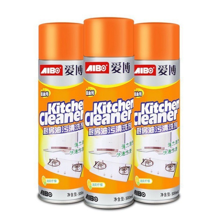 Bình Xịt Vệ Sinh Bếp, Xịt Bọt Tuyết Đa Năng Kitchen Cleaner 500ml Cực Mạnh Làm Sạch Sẽ Vết Bẩn - FreeShip