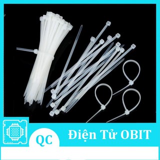 Túi 100 Dây thít 15cm màu trắng 2500/10 dây - dây rút