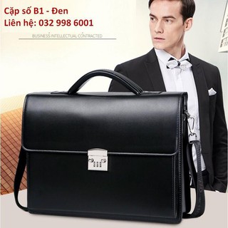 Cặp đựng tài liệu khóa số D1 đen